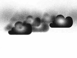 HEAVY CLOUDS : (TRANSITION) Stock Footage