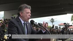 VOICED : Santos descarta amnistia general para las FARC News Clip