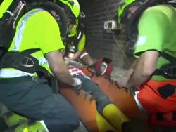 Mine Rescue Reconstruction News Clip