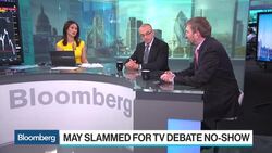 May Takes Center Stage at Debate She Didnâ€™t Attend News Clip