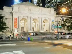 TIME LAPSE: New York Public Library, New York City Stock Footage