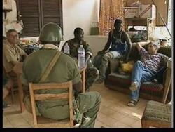 GUINEA BISSAU: GOVERNMENT TROOPS &amp; REBELS EXCHANGE ARTILLERY FIRE News Clip