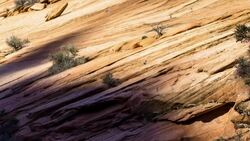 Timelapse of Shadows Moving Across Rock Face Stock Footage