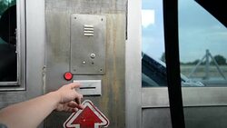 Toll booth. Stock Footage