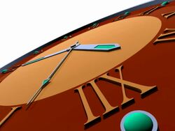 Time-lapse of working clock Stock Footage