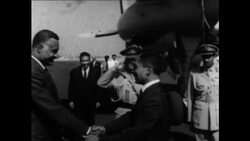 CAN 279 KING HUSSEIN OF JORDAN ARRIVES IN EGYPT Instructional Video