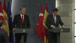 Turkish PM Erdogan in Spain on visit Instructional Video