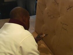 Golden Globe Awards Backstage Creations Stock Footage