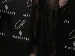 Carine Roitfeld at CR Fashion Book Issue No.5 Launch Party by Carine Roitfeld and Stephen Gan Stock Footage