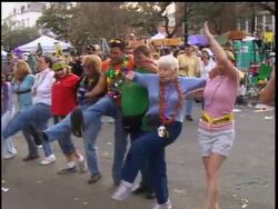 Despite competition from the Super Bowl, thousands of revelers lined up along streets Sunday as New Orleans wrapped up a big Carnival weekend with another day of parades leading up to Tuesday's finale News Clip