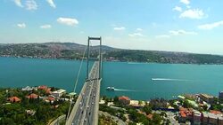 Bosphorus Bridge Stock Footage