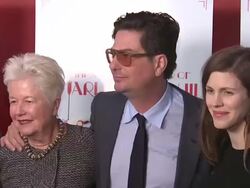 Eleanor Coppola, Roman Coppola and Jennifer Furches at  A Glimpse Inside the Mind of Charles Swan III - Arrivals Stock Footage