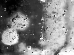 Abstract oil bubbles up and down Stock Footage