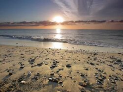 Sunset / Sunrise over sea Stock Footage