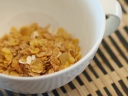 Cereal Preparation Stock Footage