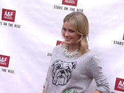 Ashley Hinshaw at Abercrombie & Fitch Presents Their 2013 Stars On The Rise Stock Footage