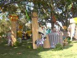 ATMOSPHERE at the Elizabeth Glaser Pediatric AIDS Foundation's 22nd Annual 'A Time For Heroes' Celebrity Carnival at Los Angeles CA. (Footage by WireImage Video/Getty Images Entertainment Video) Stock Footage