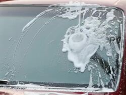 Hand wash car Stock Footage