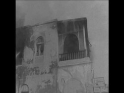 SYND 1 6 67 THE AFTERMATH OF JEWISH OWNED HOTEL FIRE News Clip