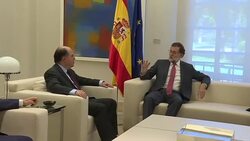 CLEAN : Madrid: Rajoy meets Venezuela opposition leader News Clip