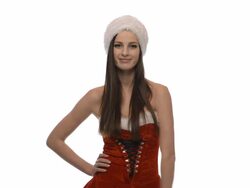 Christmas girl with money Stock Footage