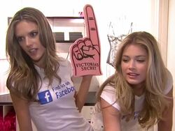 Victoria's Secret Launches Their Official Facebook Fan Page Stock Footage