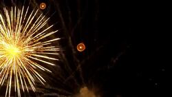 Sky Lantern Loi Krathong Traditional Festival. Stock Footage