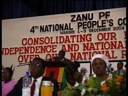 Mugabe critical of British PM Blair in speech News Clip