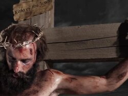 Jesus on the Cross Stock Footage