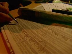 Reconstruction of a person involved in Internet Fraud Stock Footage