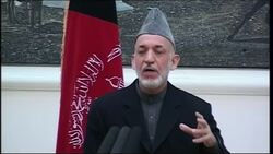 President says spy chief bomber from Pakistan, comments on US troop talks News Clip