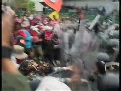 Protesters clash with police, march begins, Portman, Mandelson Instructional Video