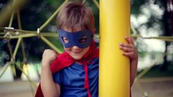 look how strong I am Stock Footage