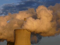 HD Coal Power Plant Emissions (Real Time) Stock Footage
