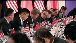 Talks on currency and high tech trade, signing, presser News Clip