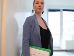 Broker woman Stock Footage