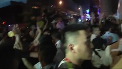 Police clash with pro democracy campaigners News Clip