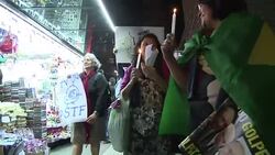 CLEAN : Protestors slam Rousseff impeachment moves News Clip