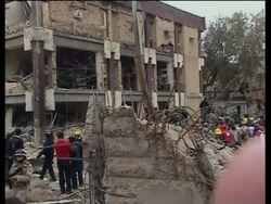 Aftermath of blast at third location near courthouse Instructional Video