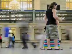 TIME LAPSE, Grand Hall of Grand Central Terminal Stock Footage