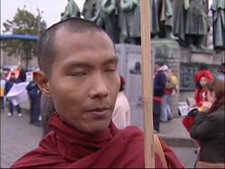 Myanmar protests in Cologne, Paris News Clip