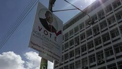CLEAN : Posters line streets as Malawi gears up for presidential vote News Clip