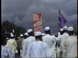 Bangladesh - Muslim Fundamentalists Rally News Clip