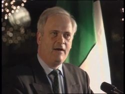 USA: SINN FEIN LEADER GERRY ADAMS: NEW YORK CEREMONY News Clip