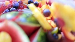 Fruit in the basket Stock Footage