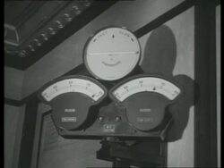 Coal fired power station; interior, UK  1939 Stock Footage
