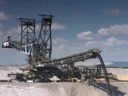 Open cast mining Stock Footage