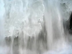 HD Icy Mountain River Close-up (Loopable) (4:2:2) Stock Footage