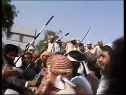 More than three thousand gather for anti-US protest News Clip