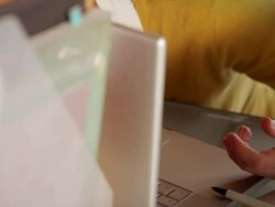 Desk tired Stock Footage